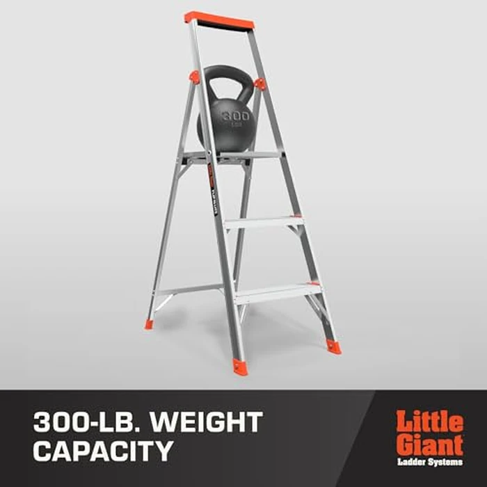 Little Giant Ladder Systems Flip-N-Lite, 5-Foot, Stepladder, Aluminum, Type 1A, 300 lbs Rated (15273-001) by Little Giant - Image 7