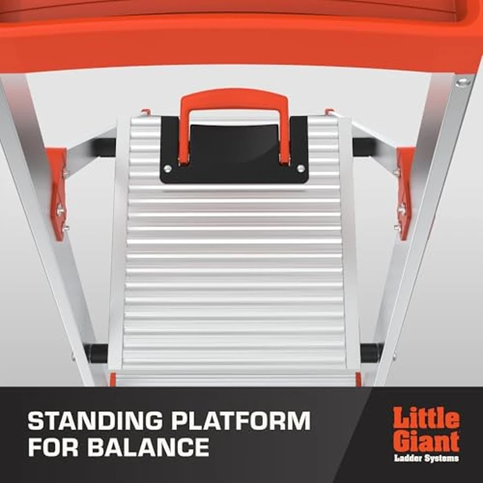 Little Giant Ladder Systems Flip-N-Lite, 5-Foot, Stepladder, Aluminum, Type 1A, 300 lbs Rated (15273-001) by Little Giant - Image 8