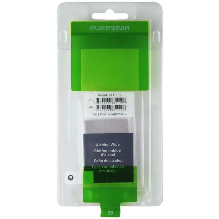 PureGear Tempered Glass Screen Proctector for Google Pixel 7 (Bulk Packaging) - Clear by PureGear - Refurbished - Premium condition