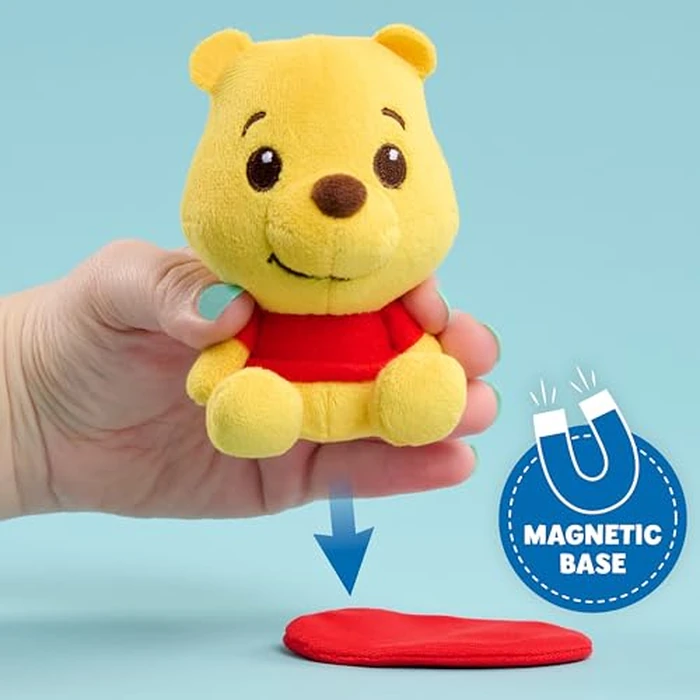 Disney Perch’d 4-inch Shoulder Plush Winnie the Pooh Stuffed Animal, Wearable Plushie, Soft Toy for Fans, Girls, Boys, Kids, Ages 2 and Up by Just Play, Kids Toys for Ages 3 Up by Just Play by Disney - Image 3