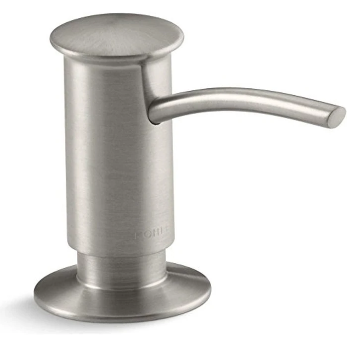 KOHLER 1895-C-VS Kitchen Sink Soap Dispenser with Contemporary Design, Store Liquid Soap, Dishwasher Liquid, or Hand Lotion, Vibrant Stainless, 16oz by Kohler - Image 3
