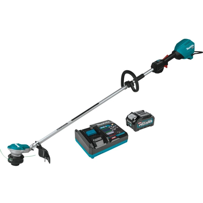 Makita GRU01M1 40V max XGT(R) Brushless Cordless 15" String Trimmer Kit (4.0Ah) - Teal by Makita - Refurbished - Excellent condition