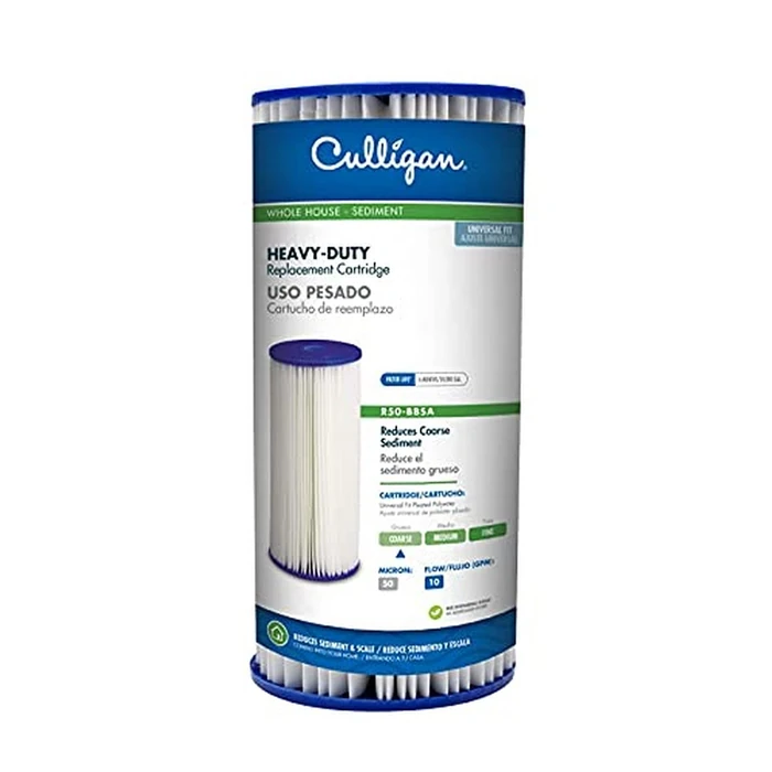Culligan R50-BBSA Whole House Water Filter Replacememt - Premium 50 Micron 10”x4.5” Long Lasting Water Filter Cartridge Compatible with Many other Home Water Filtration Systems by Culligan - Used - Like New condition - US$10.56