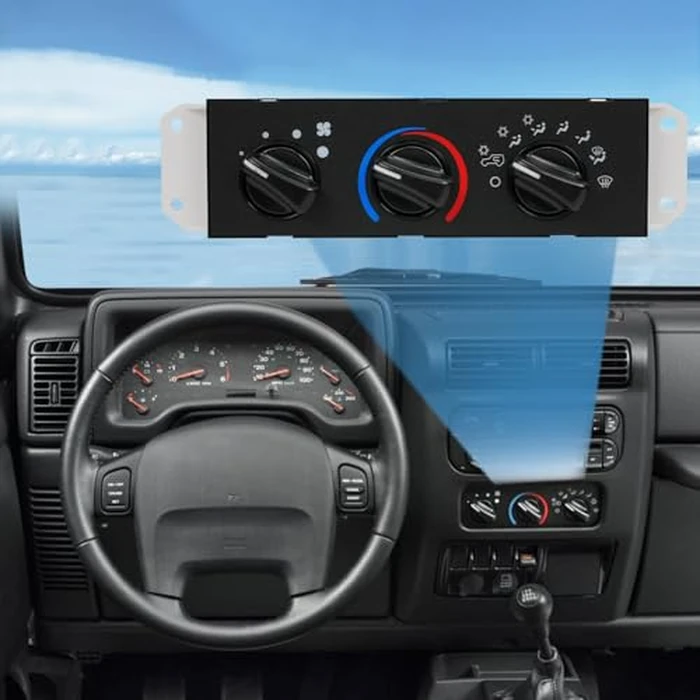 Nilight A/C Heater Climate Control Module Switch Panel Compatible with 1999 2000 2001 Jeep Wrangler TJ 2002 2003 2004 Wrangler TJ Right Hand Driver Truck Replacement Air Conditioning Panel by Nilight - Image 9