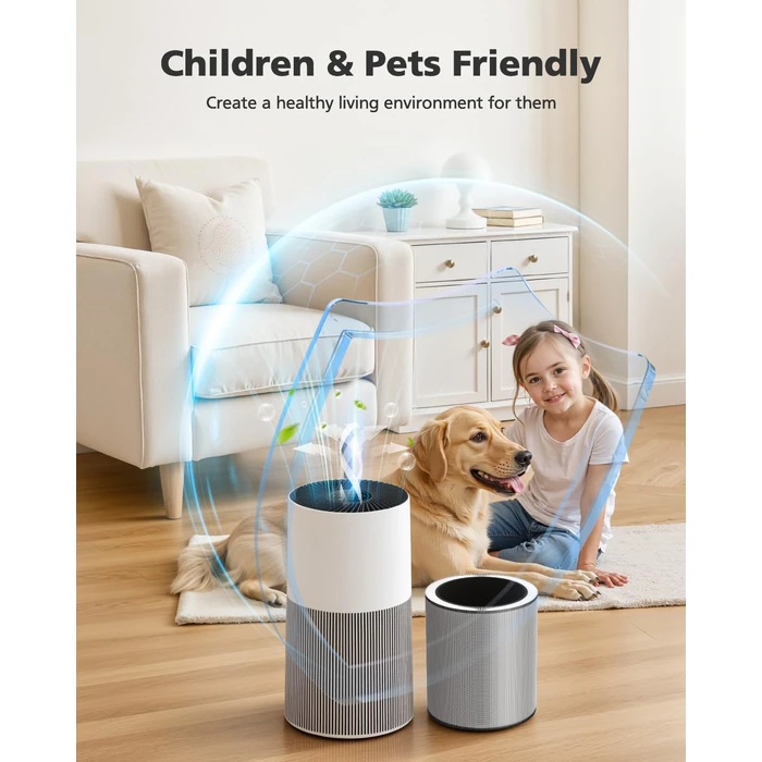 C610 Replacement Filter Z Compatible with Winix C610 Air Purifier, 3 in 1 HEPA Filter with Activated Carbon and Pre-Filter, Compares to Part # 1712-0121-00, 2 Pack by iSingo - Image 6