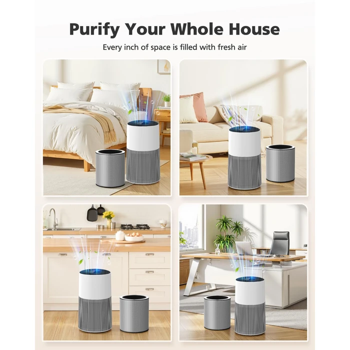 C610 Replacement Filter Z Compatible with Winix C610 Air Purifier, 3 in 1 HEPA Filter with Activated Carbon and Pre-Filter, Compares to Part # 1712-0121-00, 2 Pack by iSingo - Image 7