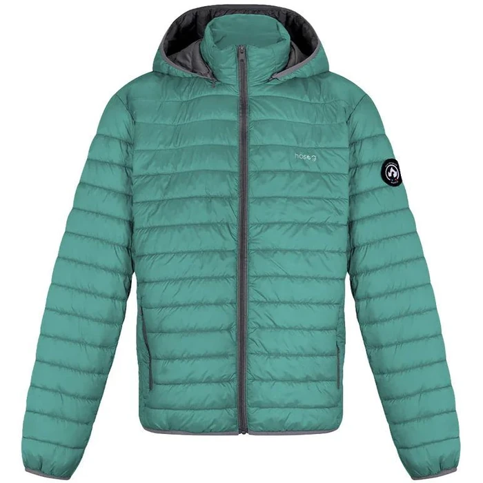 Hoseg Men's Alpafill 60 Hooded Puffer Jacket (L) - Dark Forest by Hoseg - Image 1