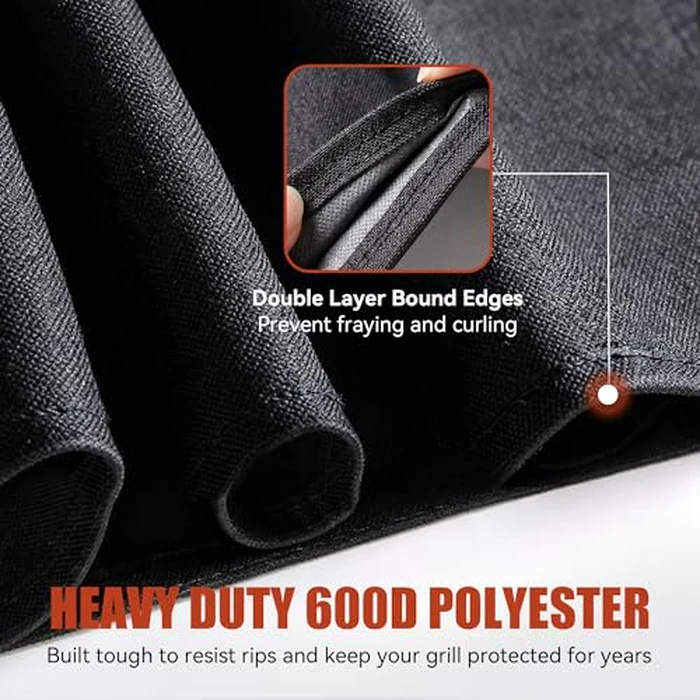 Z GRILLS Pellet Grill Cover 49 Inch | Official Genuine | Upgraded 600D Polyester, Heavy Duty, Waterproof, Weather Resistant Grill Cover for 450 Series, 550B2, 550B4 Smoker (EXL. 550A, 550B, 550C) by Z GRILLS - Image 4