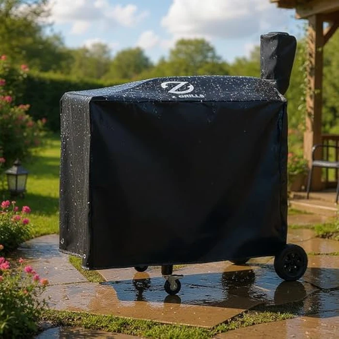 Z GRILLS Pellet Grill Cover 49 Inch | Official Genuine | Upgraded 600D Polyester, Heavy Duty, Waterproof, Weather Resistant Grill Cover for 450 Series, 550B2, 550B4 Smoker (EXL. 550A, 550B, 550C) by Z GRILLS - Image 9