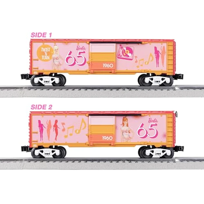 Lionel Mattel Barbie 65th Anniversary 1960s O Gauge Model Train Boxcar by Lionel - Image 2