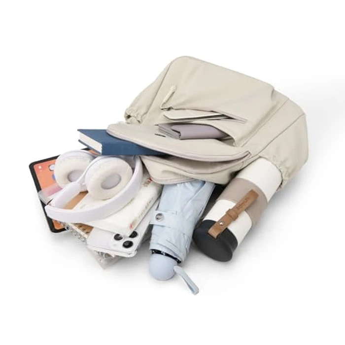 Tanweibago Mini Nylon Women Backpacks,11L Small Ladies backpacks Casual Lightweight Women Shopping Travel Daypack (Z-Caramel) by Tanweibago - Image 4