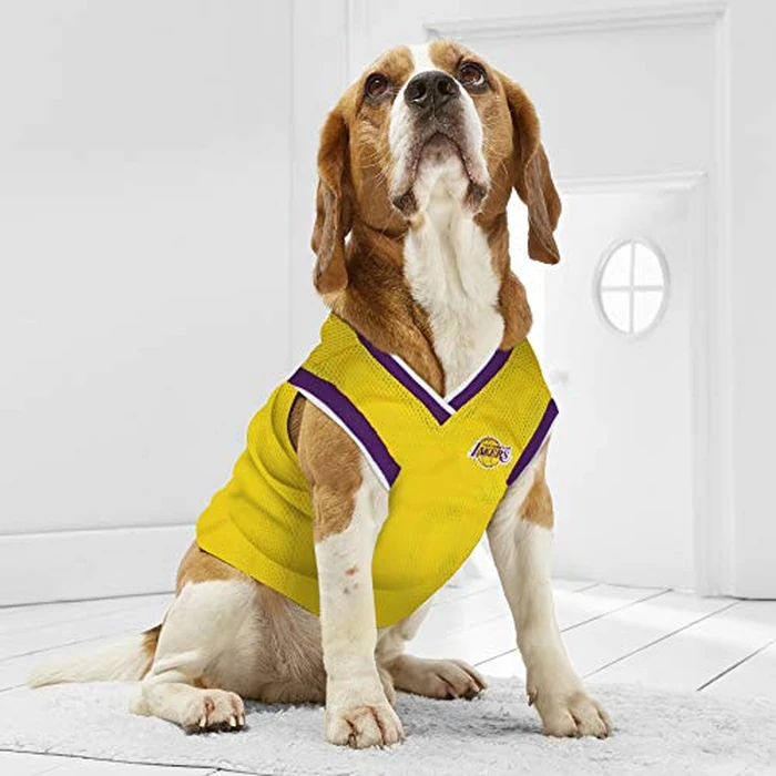 Pets First NBA Los Angeles Lakers Dog Jersey, X-Large - Tank Top Basketball Pet Jersey by Pets First - Image 3