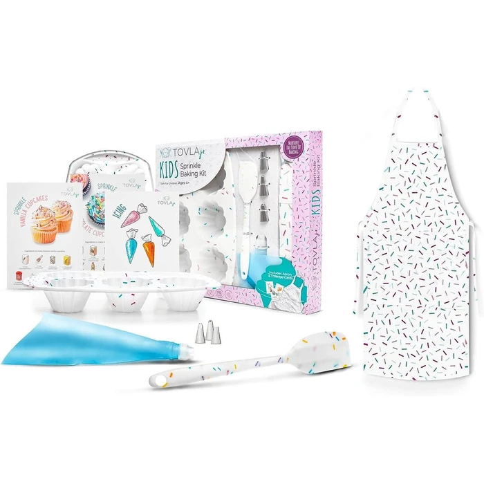 Tovla Jr Kids Sprinkle Baking Set - White by Tovla Jr. - Image 2