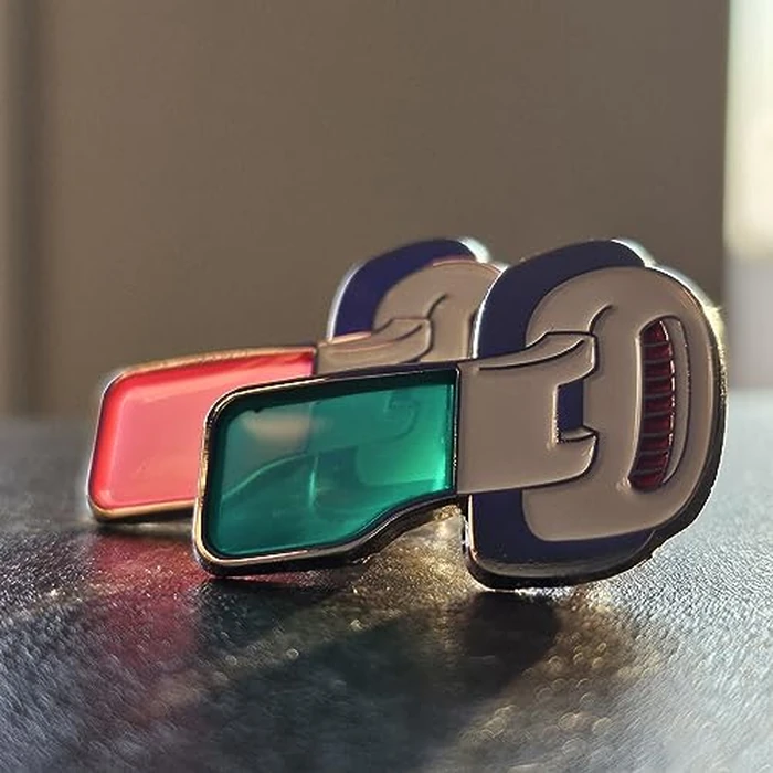 Cielo West Gummy Bear Sparkle Glitter Cute Lapel Pin Backpacks Set of 2 (DBZ Scouter Set, 2) by Cielo West - Image 7