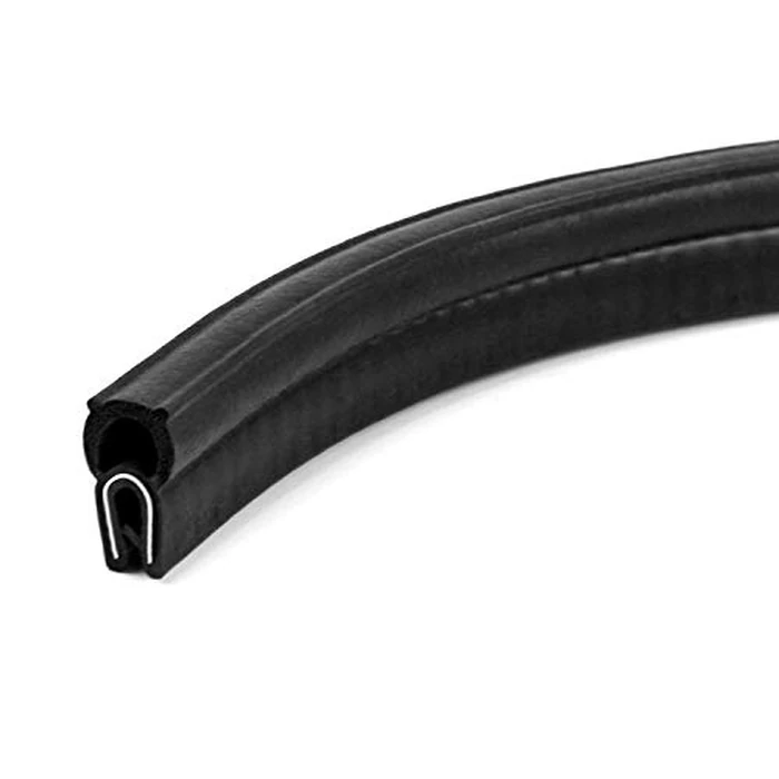 QWORK 20 Feet EPDM Rubber Trim Seal with Top Bulb, Fits Edge 1/16" to 1/8" by QWORK - Used - Very Good condition - US$16.00