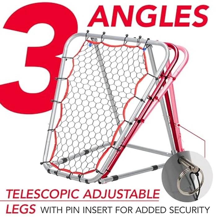 Franklin Sports Basketball Pass Back Rebounder Net - Outdoor Basketball Hoop Training Rebound Screen - Perfect for Passing + Shooting Practice - 42" x 36" Net by Franklin Sports - Image 4