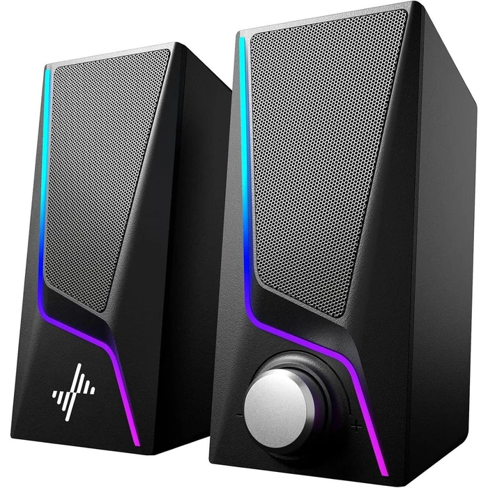 Nylavee Computer Speakers 6 Lighting Modes USB Powered SK400 - Black by Nylavee - Refurbished - Excellent condition