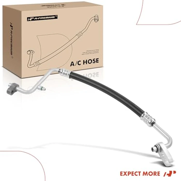 A-Premium A/C Discharge Line Hose Assembly Compatible with Chevrolet Traverse 2010-2013 & GMC Acadia 2010-2015 & Buick Enclave 2010-2012 & Saturn Outlook 2010, 3.6L, collapse, Compressor to Condenser by A-Premium - Image 8