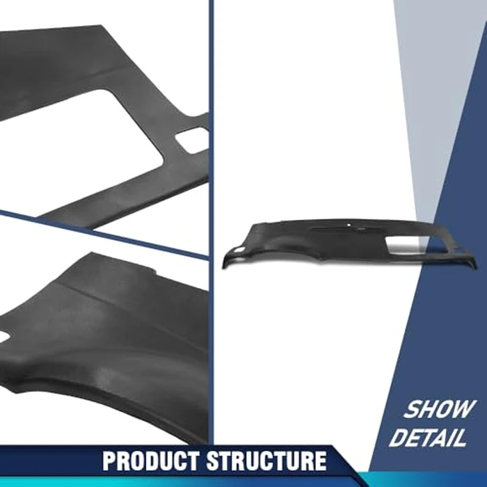 PIT66 TPE Dash Cover Dashboard Panel W/O Dash Speaker & AMP, Compatible with Chevy Avalanche Tahoe Suburban Silverado 2007-2014, Fit GMC Yukon/Yukon XL Sierra 2007-2014 Instrument Panel by PIT66 - Image 6