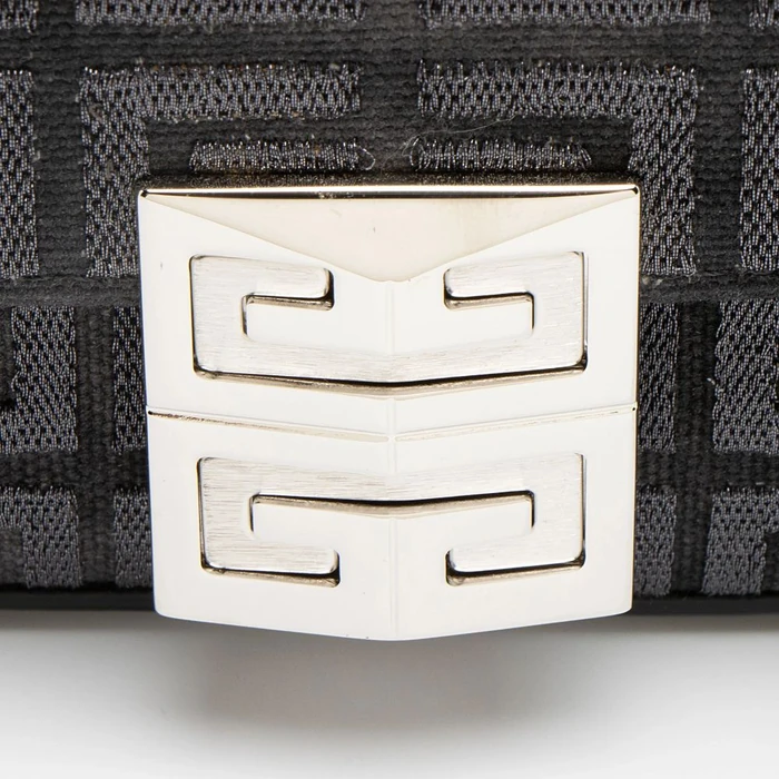 Givenchy 4G Embroidered Canvas 4G Small Shoulder Bag - Canvas - Blue by Givenchy - Image 9