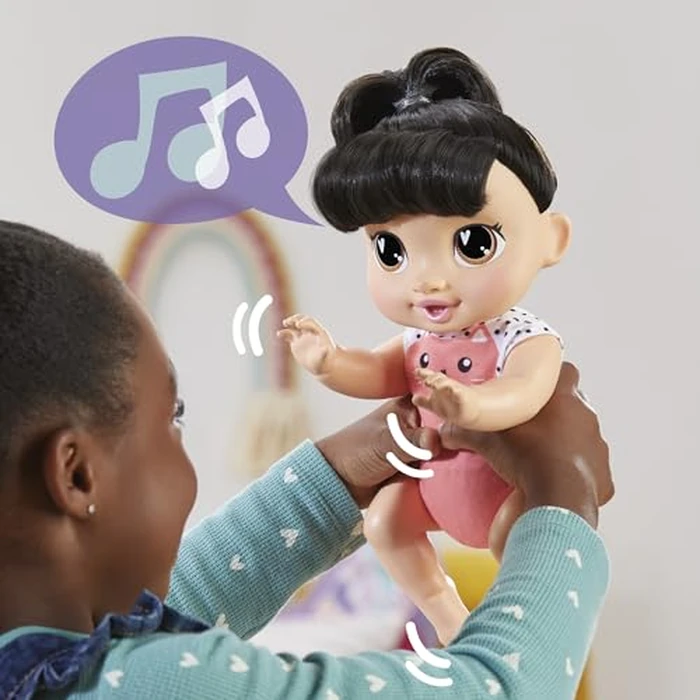 Baby Alive Crawl 'n Play Katie Kat Electronic Crawling Baby Doll Set, Black Hair, Kids Toys for Girls & Boys 3 Years & Up, 10.75 Inches by Baby Alive - Image 5