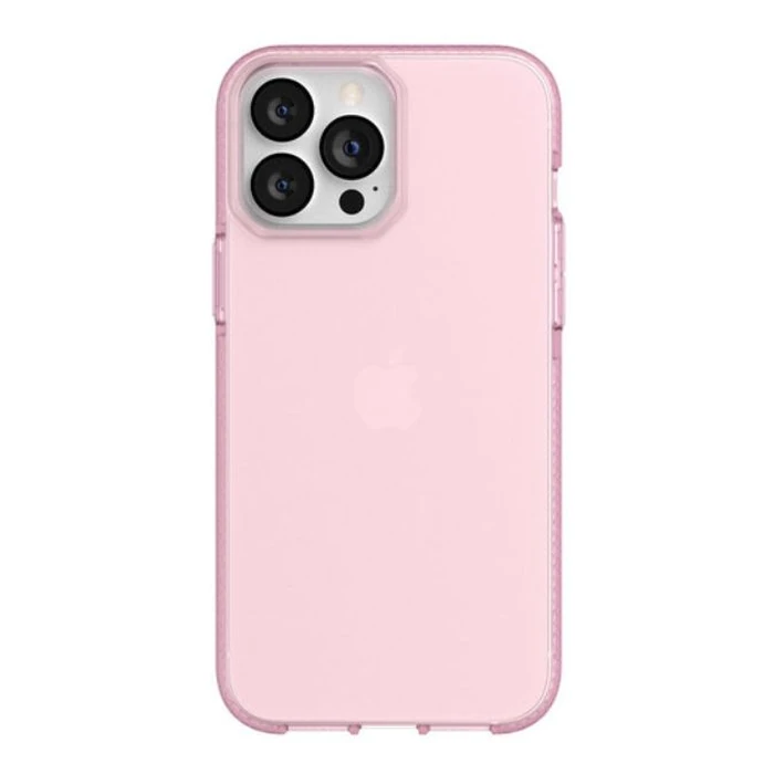 Griffin Survivor Clear Phone Case for iPhone 13 Pro - Powder Pink by Griffin - Image 1