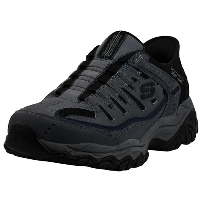 Skechers Men's Afterburn M. Fit Ridgeburn Hands Free Slip-in, Charcoal, 12 W US by Skechers - Used - Very Good condition - US$72.99