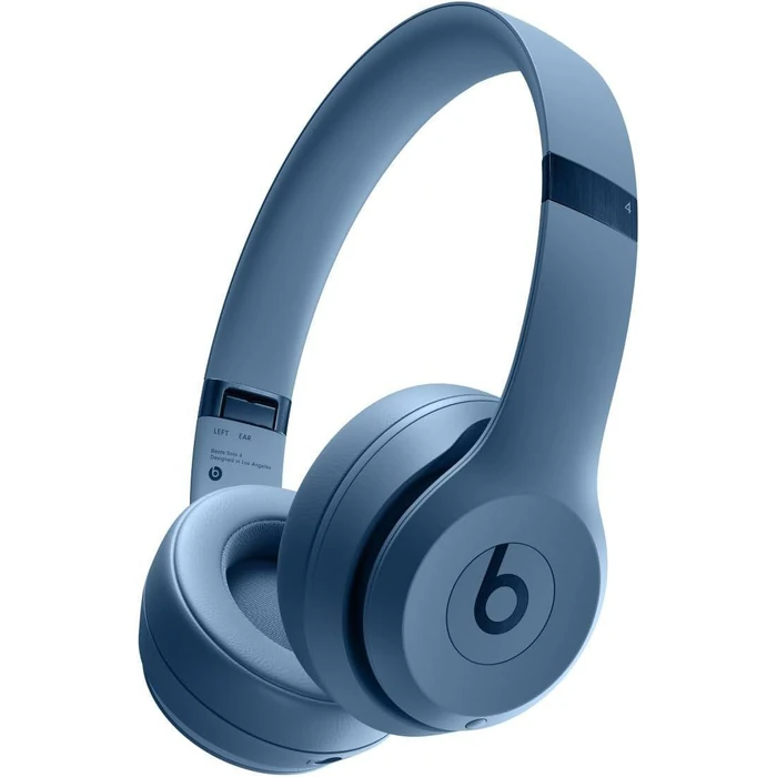 Beats by Dre Solo 4 Bluetooth Wireless On-Ear Headphones - Slate Blue by Beats by Dre - Refurbished - Premium condition