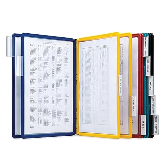 Durable Vario Wall Reference System, 10 Panels, Assorted Borders And Panels by Durable - Used - Like New condition - US$31.72