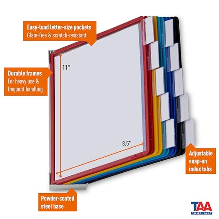 Durable Vario Wall Reference System, 10 Panels, Assorted Borders And Panels by Durable - Image 3