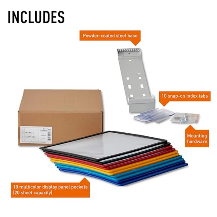 Durable Vario Wall Reference System, 10 Panels, Assorted Borders And Panels by Durable - Image 6