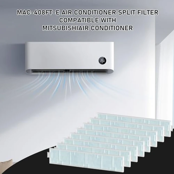 Carmerny MAC-408FT-E Filter Replacement Compatible with Mitsubishi MAC-408FT-E Air Conditioner, Filter for Optimal Air Filtration, Pack of 8 by Carmerny - Image 3