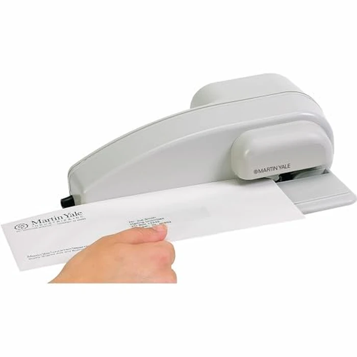 Martin Yale Light-Duty Electri Desktop Letter Opener, Gray (PRE1616) by Martin Yale - Image 2