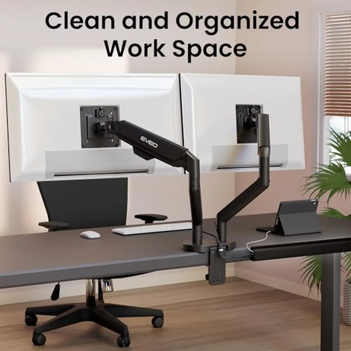 EVEO Cable Management 96'' J Channel- 6 Pack Cord Cover- Cable Raceway- Cable Management Under Desk with Adhesive Stripe Built-in 6 X 16in- Easy to Install Desk Cord Organizer- Cable Raceway, White by EVEO - Image 7