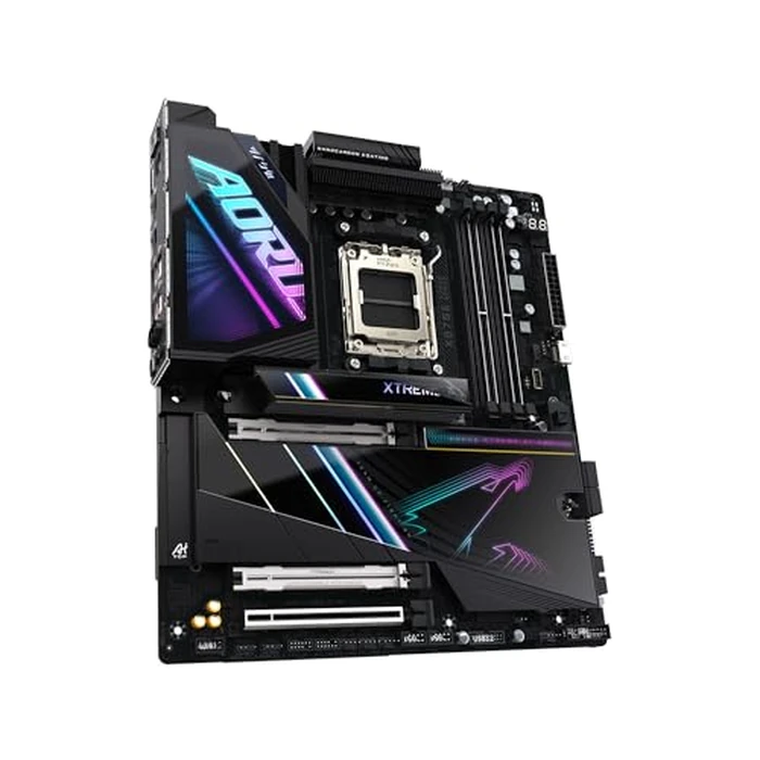 GIGABYTE X870E AORUS Xtreme AI TOP AMD AM5 LGA 1718 Motherboard, E-ATX, DDR5, 4X M.2, PCIe 5.0, USB4, WIFI7, 10GbE LAN, EZ-Latch, 5-Year Warranty by GIGABYTE - Image 3
