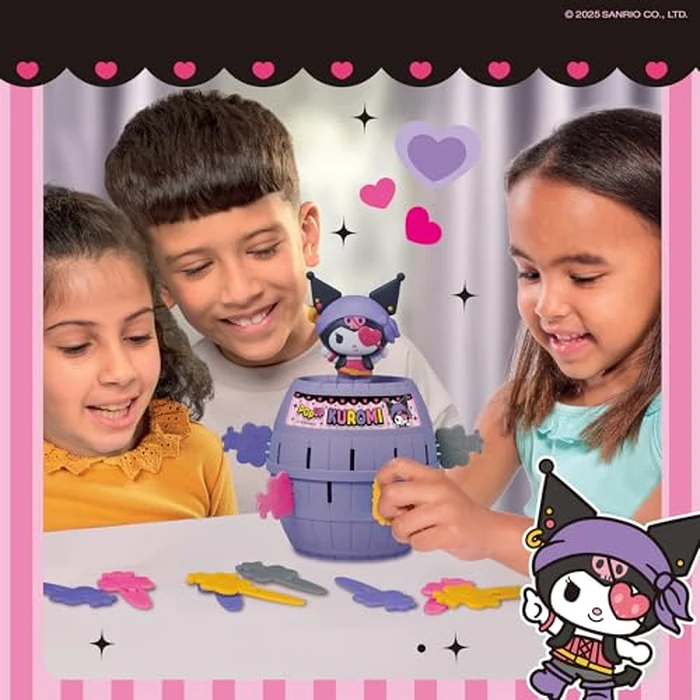 TOMY Pop Up Kuromi Game - Fast-Paced Surprise Action Game with Pop-Up Figure - Officially Licensed Kuromi from Sanrio - 2-4 Players - Ages 4+ by TOMY - Image 4