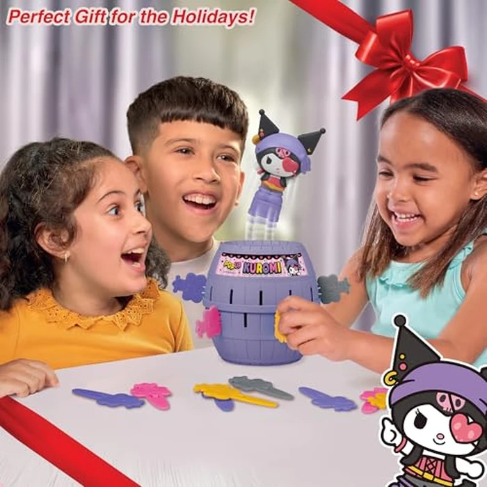 TOMY Pop Up Kuromi Game - Fast-Paced Surprise Action Game with Pop-Up Figure - Officially Licensed Kuromi from Sanrio - 2-4 Players - Ages 4+ by TOMY - Image 5