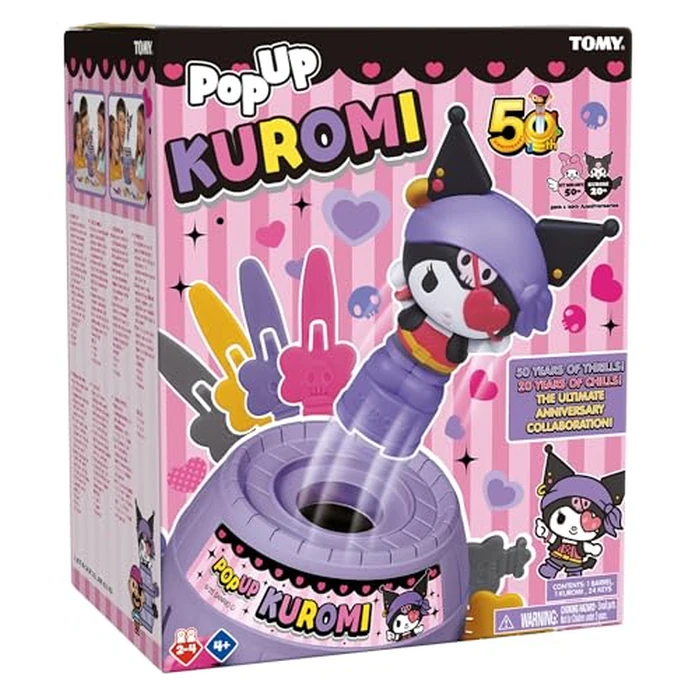 TOMY Pop Up Kuromi Game - Fast-Paced Surprise Action Game with Pop-Up Figure - Officially Licensed Kuromi from Sanrio - 2-4 Players - Ages 4+ by TOMY - Image 6