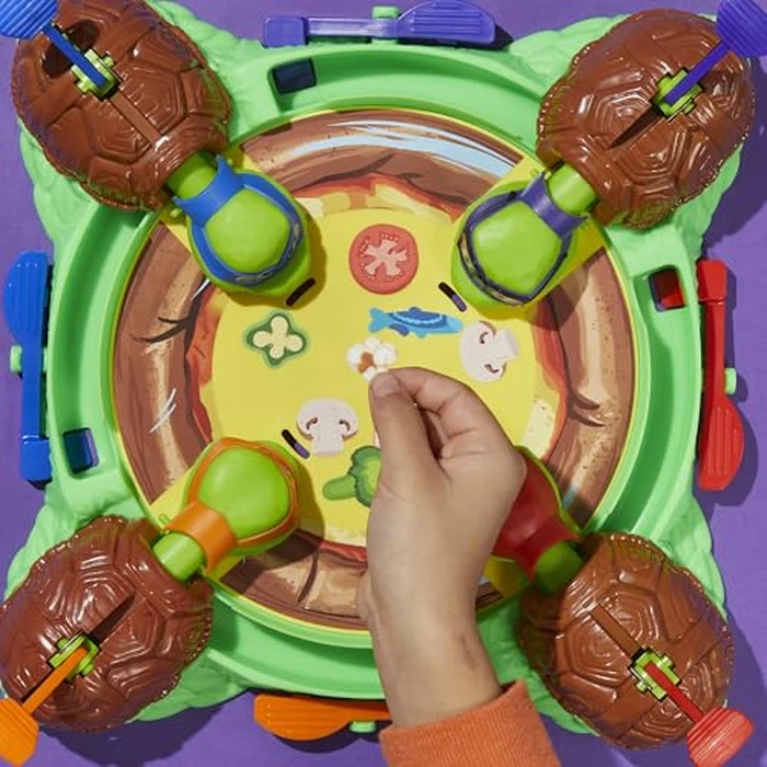 Hungry Hungry Hippos: Teenage Mutant Ninja Turtles Edition Game | Ages 4 and Up | 2 to 4 Players | Kids Board Games | Gifts for Preschoolers | Easter Gifts for Boys and Girls (Amazon Exclusive) by Hasbro Gaming - Image 3