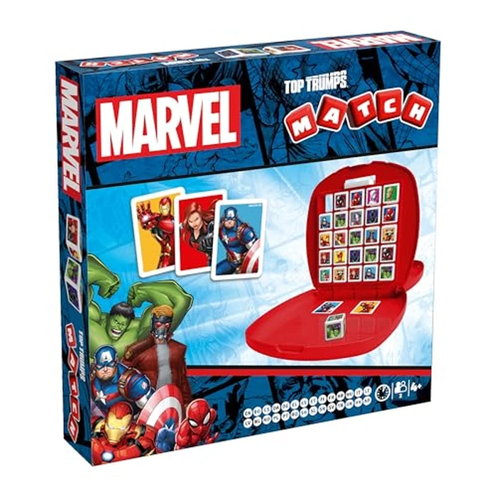 Top Trumps Match Game Marvel Heroes - Family Board Games for Kids and Adults - Learnin Matching and Memory Game - for Two Player for 4 Years-Old and up by Top Trumps - Used - Like New condition - US$18.99