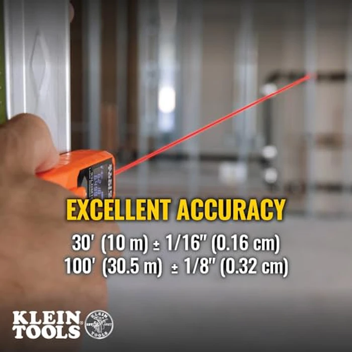 Klein Tools Laser Distance Measure, Measures in Feet, Inches, Meters by KLEIN TOOLS - Image 4