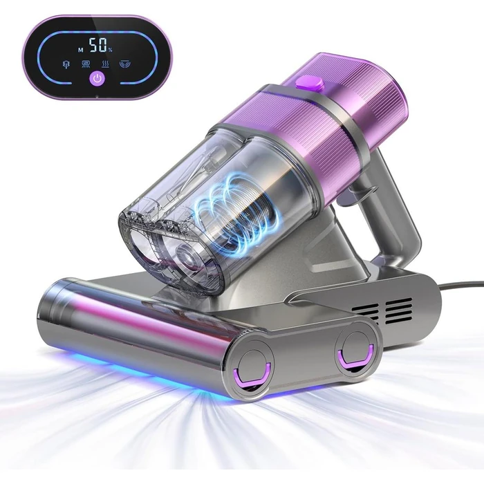 LGDSLDD CY313 Mattress Vacuum Cleaner with Dust Sensor - Purple by LGDSLDD - Image 1