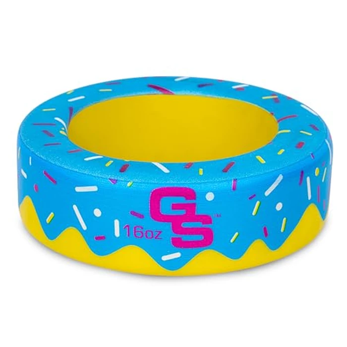 GoSports Baseball and Softball Bat Donut - 16 oz Baseball Drip Bat Weight - Blue by GoSports - Image 1