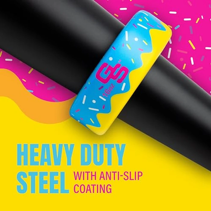 GoSports Baseball and Softball Bat Donut - 16 oz Baseball Drip Bat Weight - Blue by GoSports - Image 5