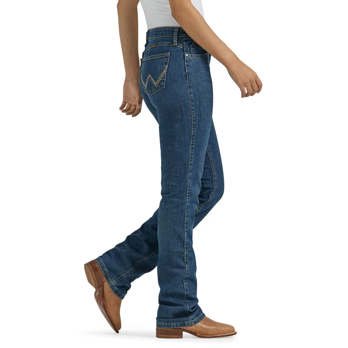 WranglerwomensCool Vantage Q-baby Mid Rise Boot Cut Ultimate Riding Jean by Wrangler - Image 2