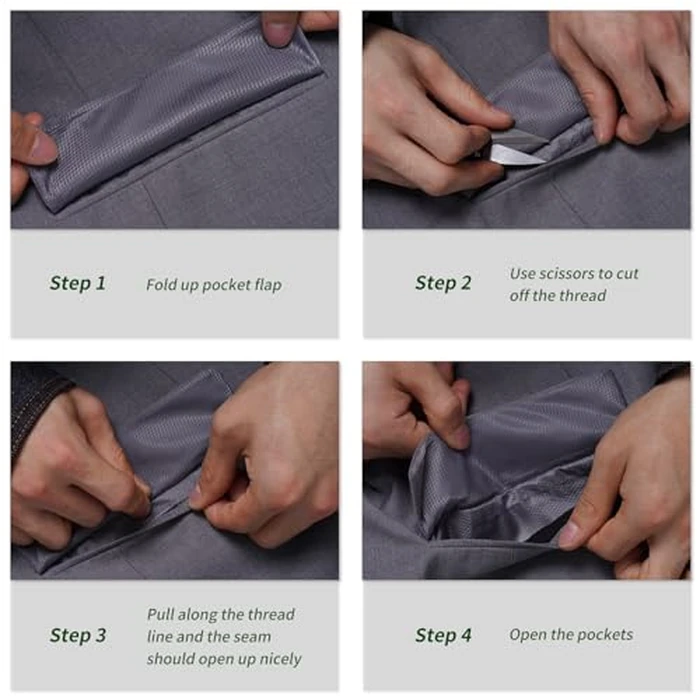 P&L Men's 2 Piece Classic Fit Suit 2 Button Blazer Jacket & Pleated Pants, Regular, Big & Tall for Business Wedding Prom Tan by P&L - Image 2