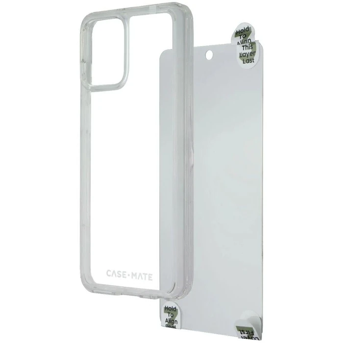 Case-Mate Protection Pack Phone Case & Screen Protector for Motorola Moto G Power 2023 - Clear by Case-Mate - Refurbished - Brand New condition