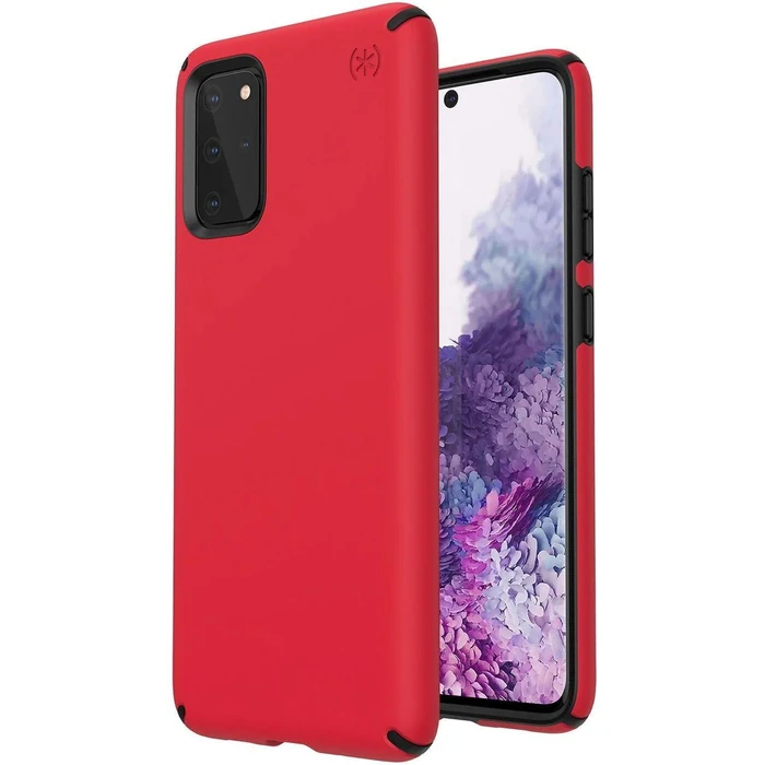 Speck Presidio Pro Phone Case for Samsung Galaxy S20+ - Heartrate Red/Black by Speck - Refurbished - Brand New condition - US$30.98