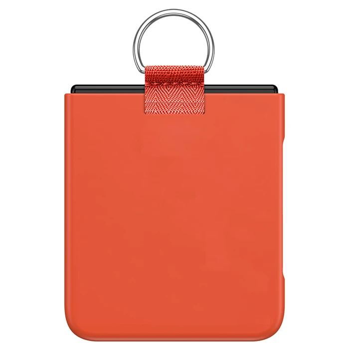 AICase for Samsung Galaxy Z Flip 5 Case with Ring, Protective Slim Thin Fit Women Girl Cute Phone Case for Samsung Galaxy Z Flip 5 5g, Orange by AICase - Image 9