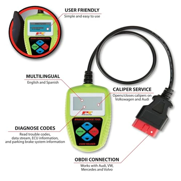Performance Tool W3000 Electronic Parking Brake Tool , Green by Performance Tool - Image 2